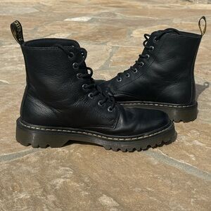 Dr. Martens Luana Black Lace-Up Boots